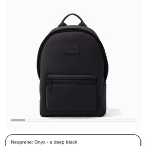 Dagne Dover Onyx Black Dakota Neoprene Medium Backpack